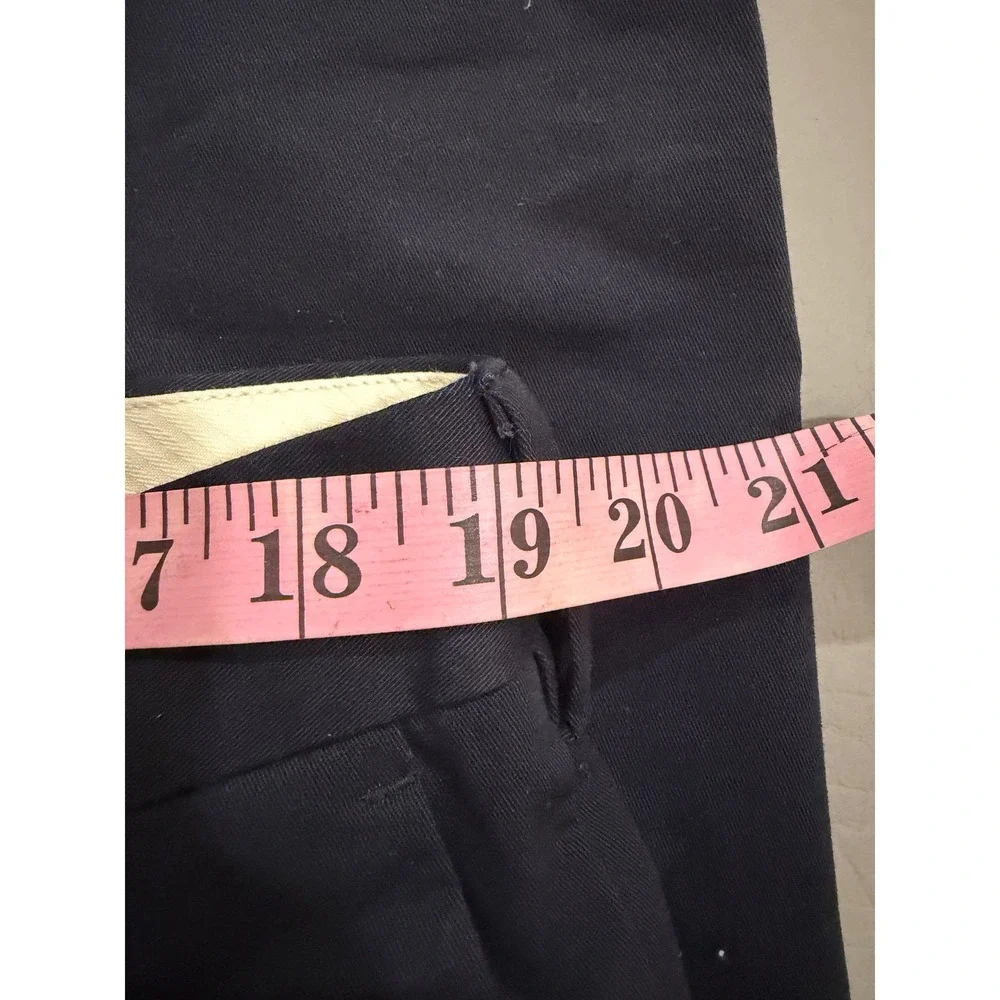 Polo Ralph Lauren Stretch Classic Fit Pants Mens Tag Size 38x34 Navy‎ Chino